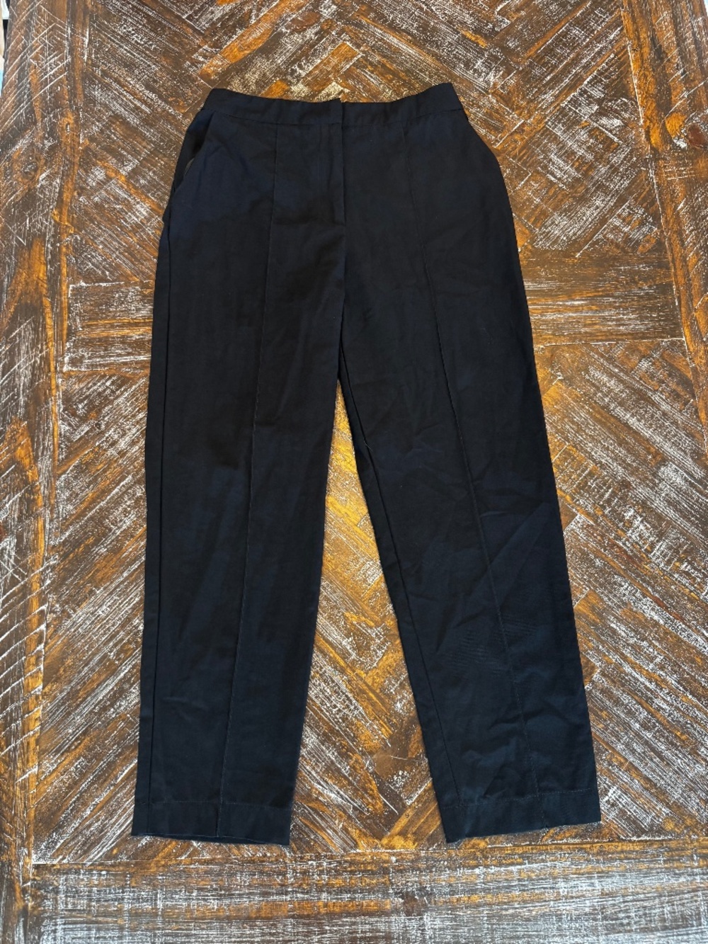 Dress Forum Black High Waist Trouser Pants Size Small
